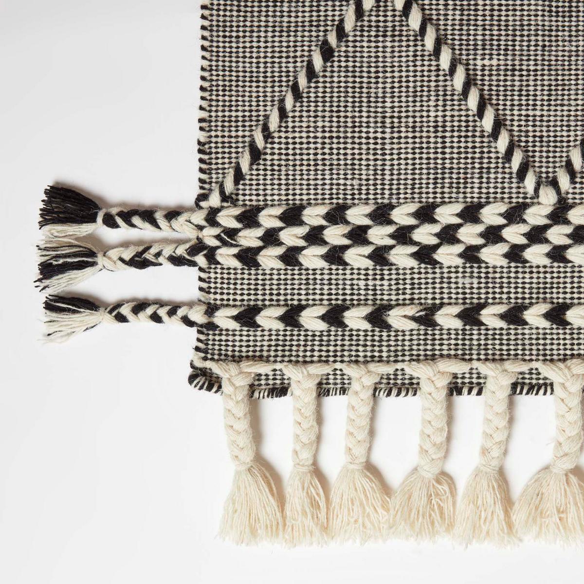 KELIM-TEPPICHLÄUFER Edessa 66/200 cm - Schwarz, Textil (66/200cm) - Homescapes