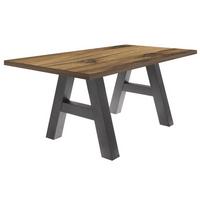 ESSZIMMERTISCH Elia 4 200 x 100 x 75 Esstisch Graphit/Plankeneiche - Alteiche, Holz (200/100/75cm) - 58aufmkessel