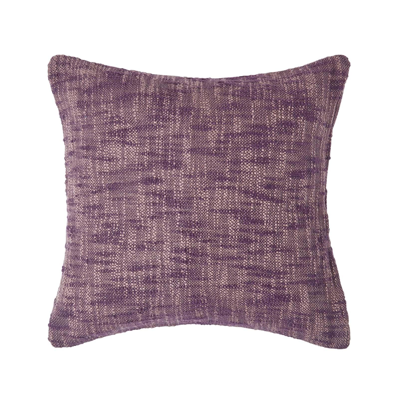 KISSENHÜLLE Nirvana Slub 60/60 cm, 100% Baumwolle - Lila, Textil (60/60cm) - Homescapes