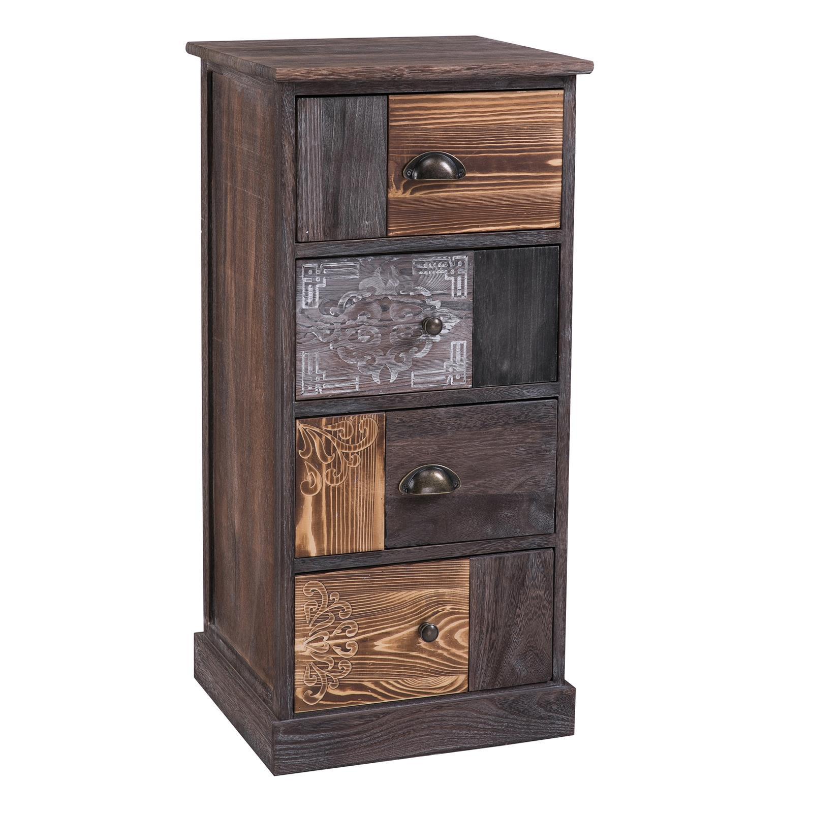 KOMMODE MARA graubraun - Graubraun, Holz (40/84/37cm) - CARO-Möbel