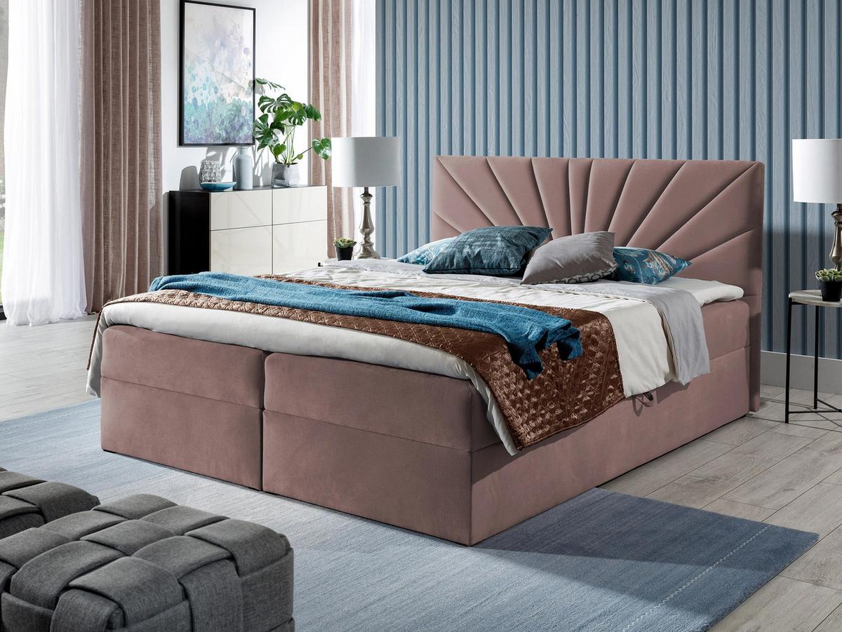 BOXBETT Top 4 - H3 - Rosa, Holz (160/200cm) - MIRJAN24