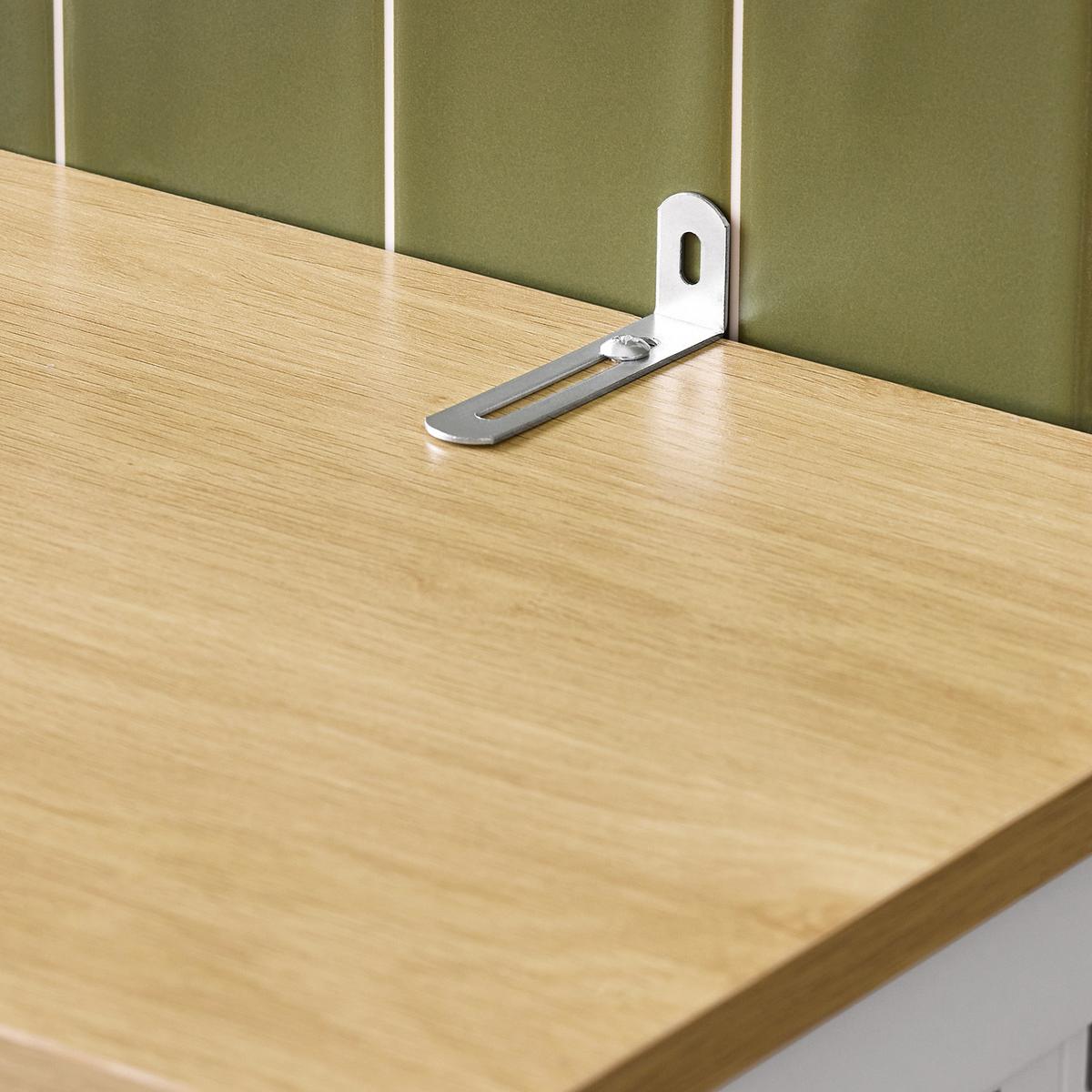 HOCHSCHRANK Weiß - Hellbraun/Weiß, Holzwerkstoff (32/170/30cm) - SoBuy