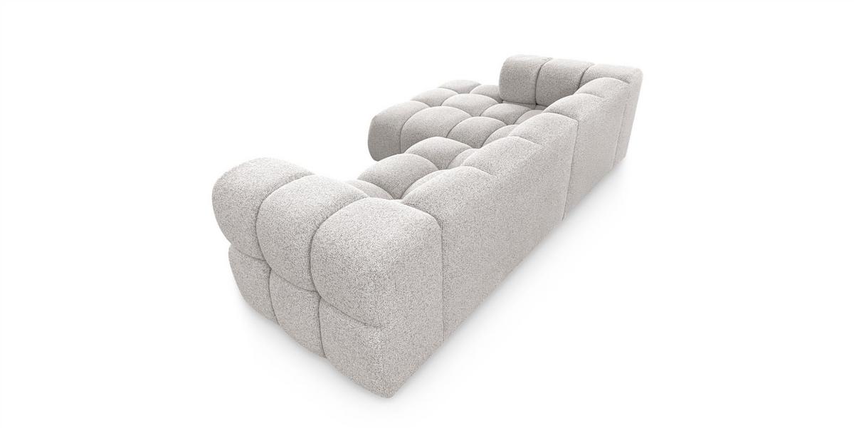 ECKSOFA Blanche In Puente - Türkis, Holzwerkstoff/Textil (280/150cm) - Fun Möbel