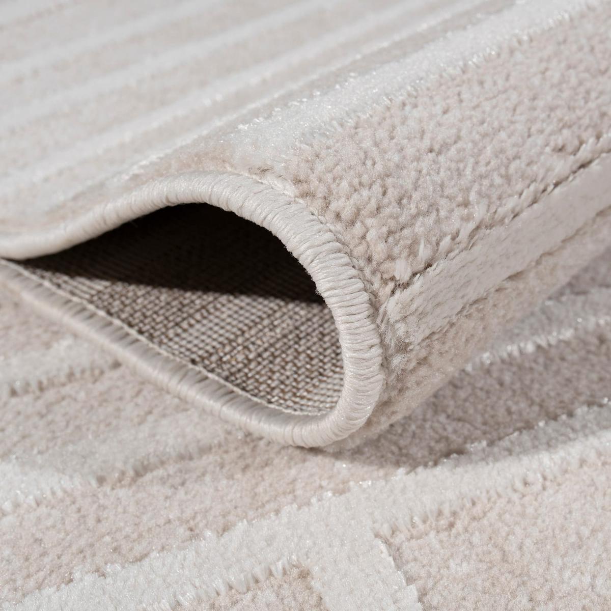 FLACHWEBETEPPICH Boho Creme 200 x 280 cm - Creme, Kunststoff (200/280cm) - TT Home
