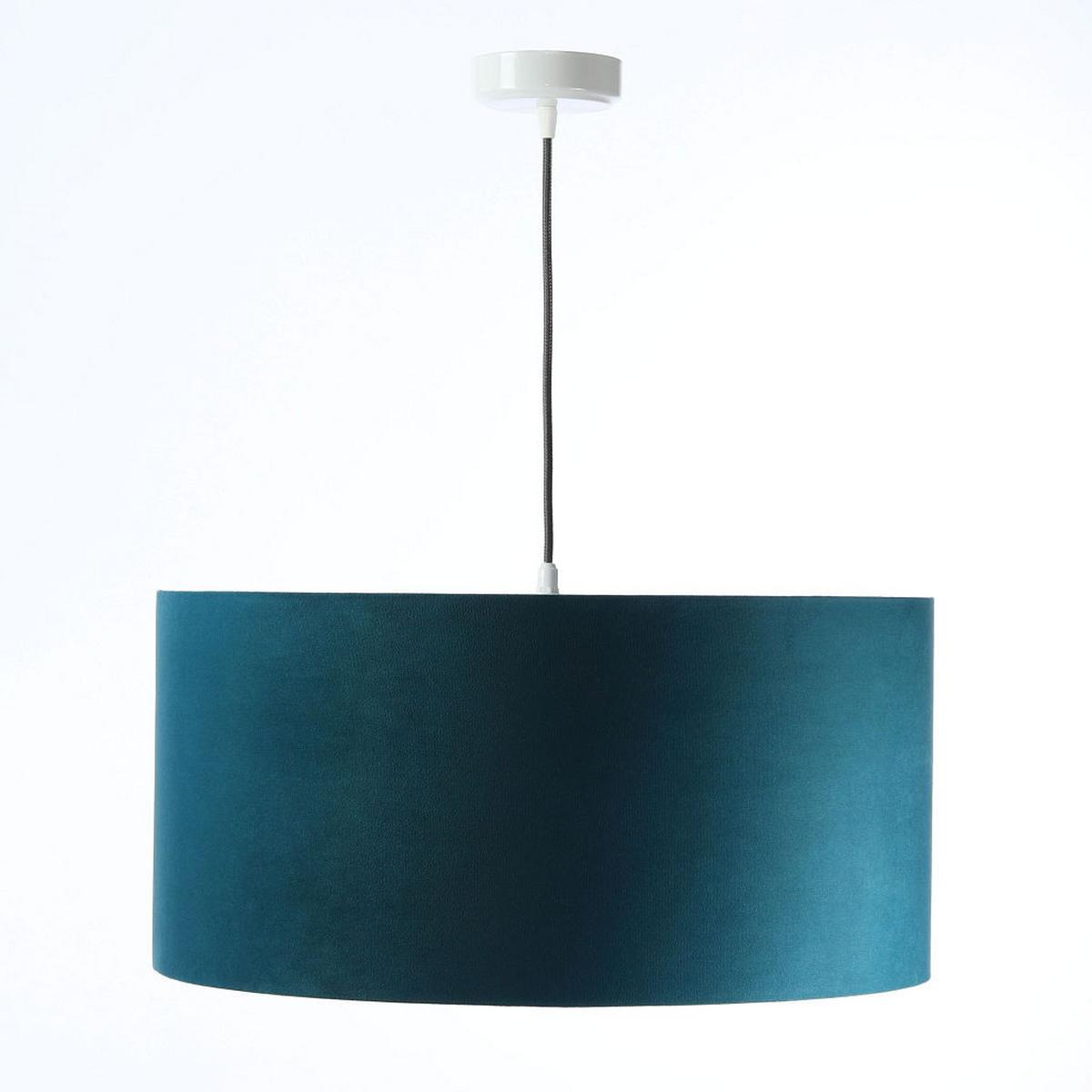 HÄNGELEUCHTE Silber 60/30 cm - Türkis/Silberfarben, Kunststoff (60/1.1/30cm) - ONZENO