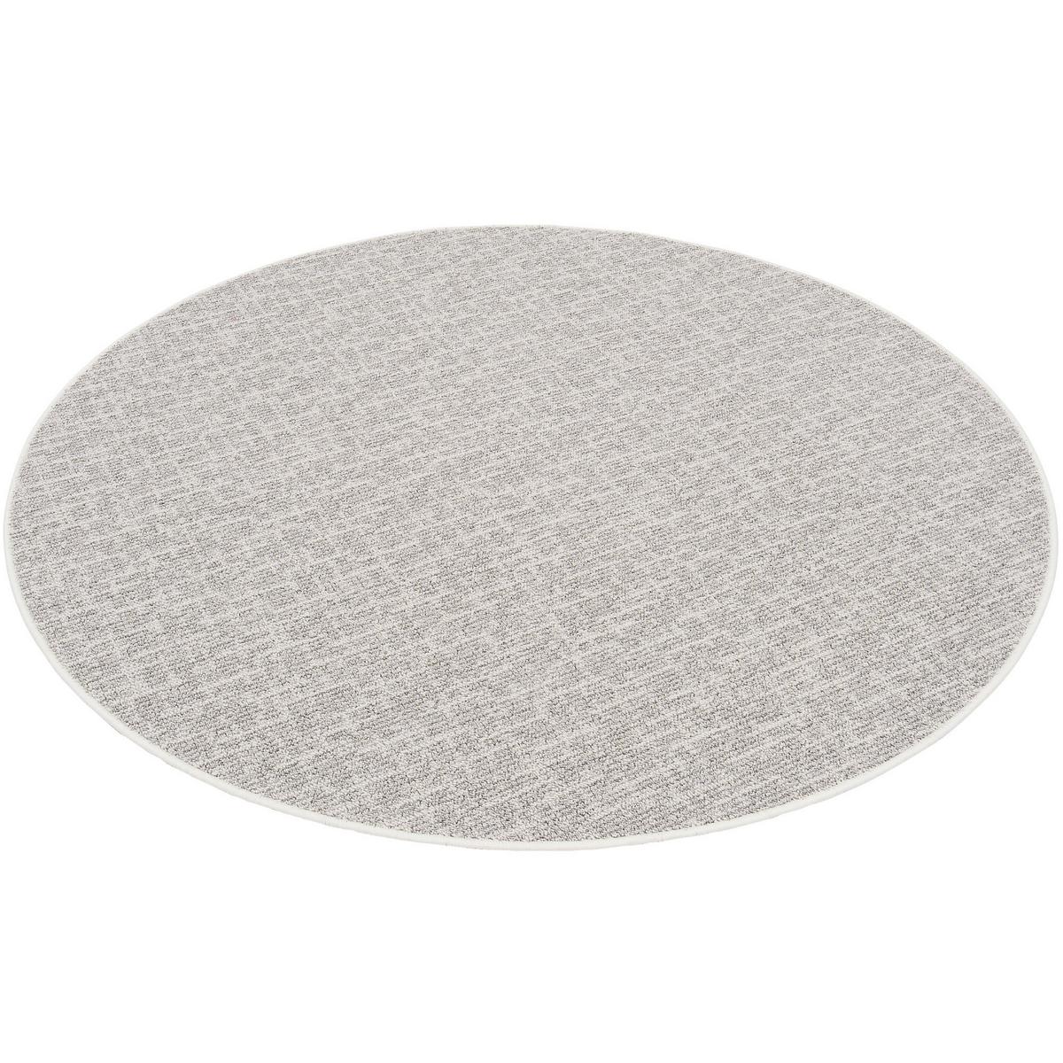 SCHLINGEN DESIGNER TEPPICH NIVA RUND - Creme, Textil (200/200cm) - Snapstyle