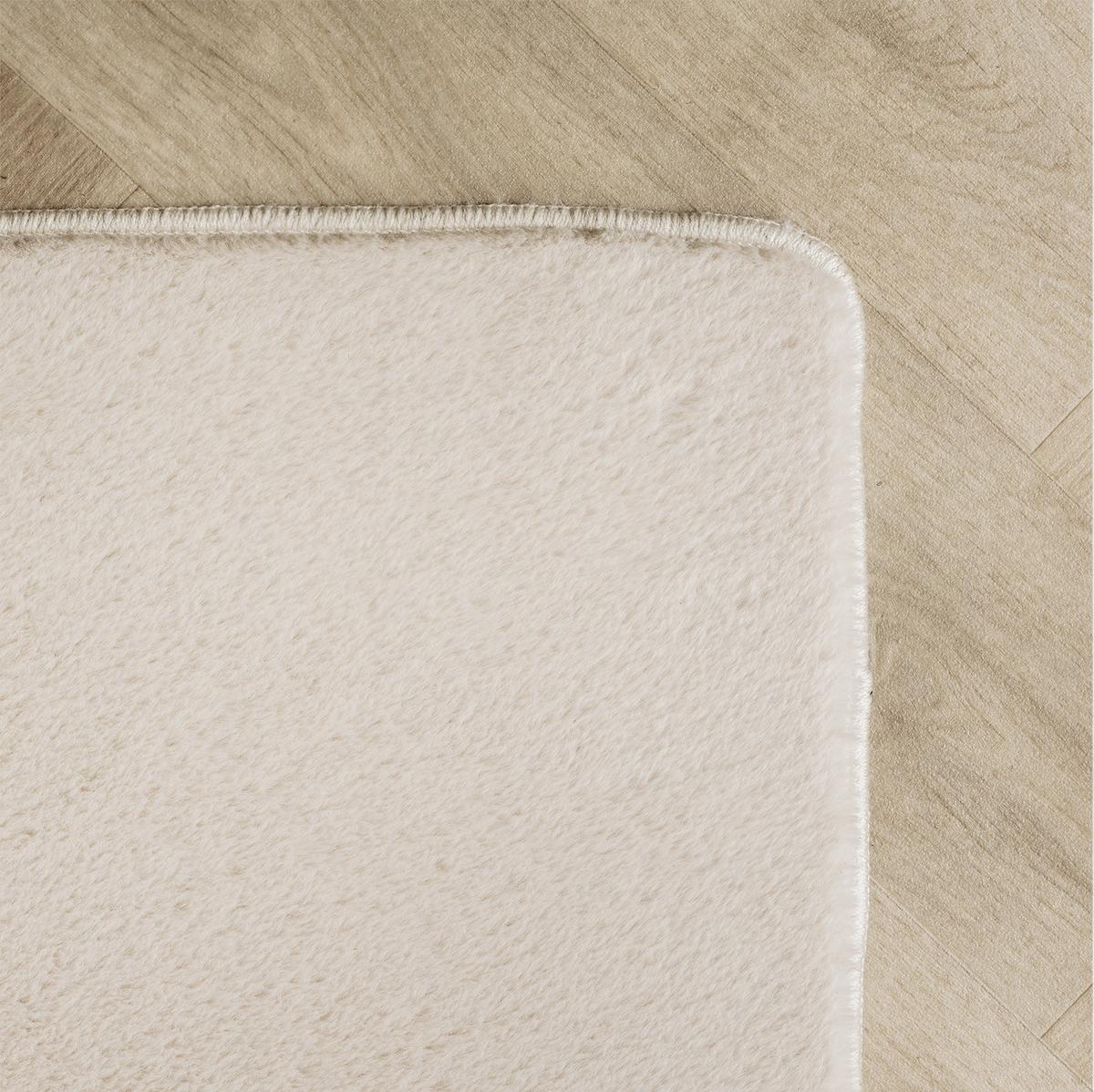 KURZFLORTEPPICH Waschbar ISAR, einfarbig, Creme, 200 x 280 cm - Beige, Textil (280/200cm) - KADIMA DESIGN
