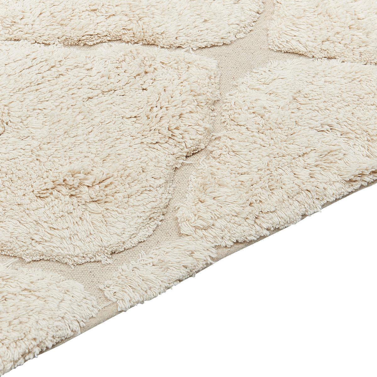 KURZFLOR-TEPPICH Silchar 200/140 cm - Beige, Textil (140/200cm) - Beliani