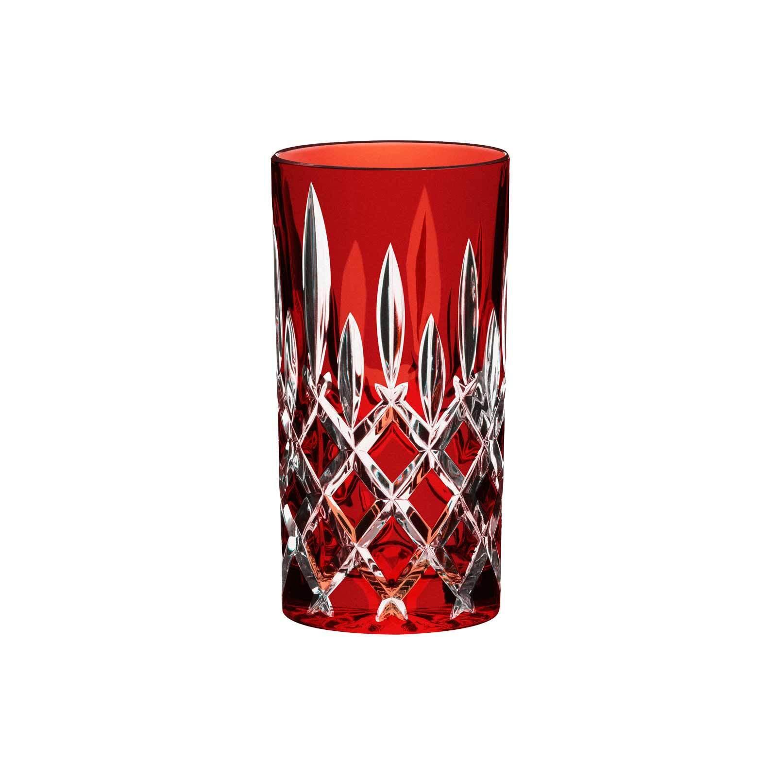 HIGHBALL LONGDRINKGLAS Laudon Rot 395 ml - Rot, Glas (0.395L) - Riedel