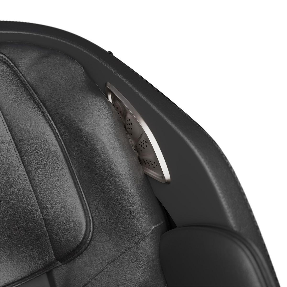 MASSAGESESSEL Paros Schwarz - Schwarz, Leder/Textil (74/113/170cm) - Juskys