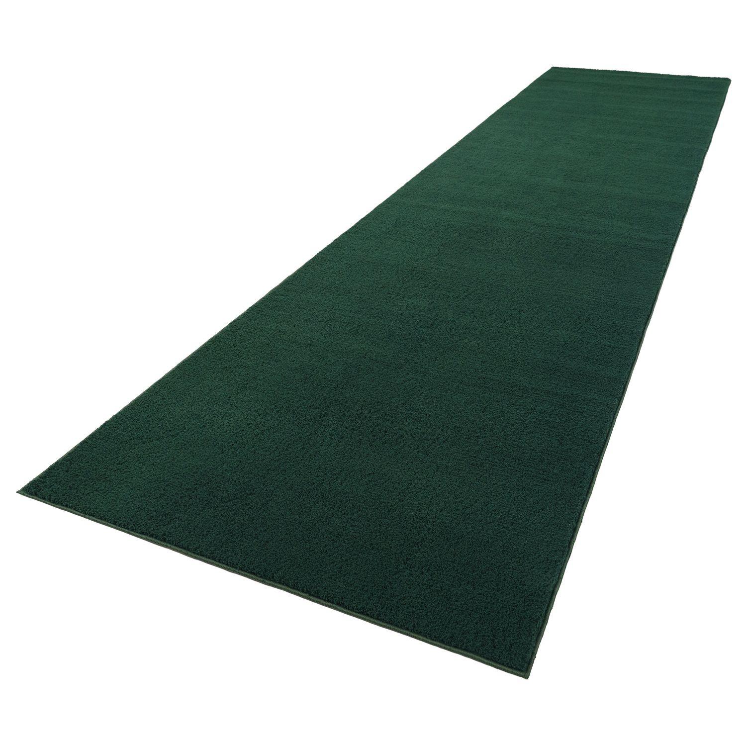 FLACHWEBETEPPICH Grün 80 x 300 cm - Grün, Kunststoff (80/300cm) - TT Home