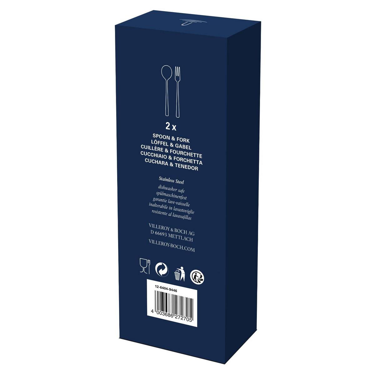 SPAGHETTI BESTECK-SET Daily Line silber 21,5 cm - Silberfarben, Metall - Villeroy & Boch