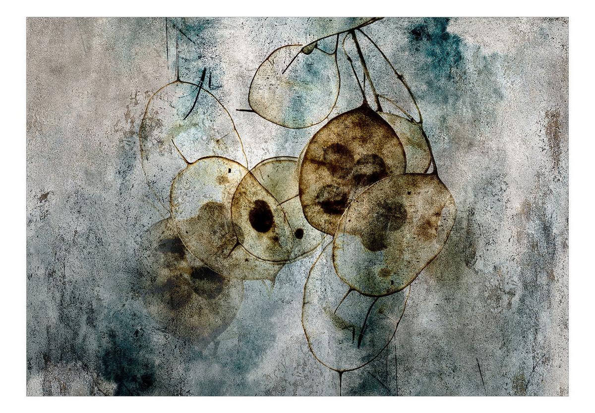 SELBSTKLEBENDE FOTOTAPETE 392/280 cm - Grau/Grün, Kunststoff/Textil (392/1cm) - KUNSTLOFT