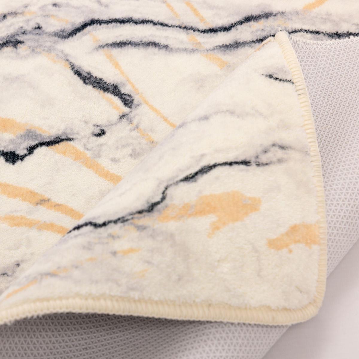 BADTEPPICH Aquata 50x60 cm - Creme, Textil (50/60cm) - Gino Falcone
