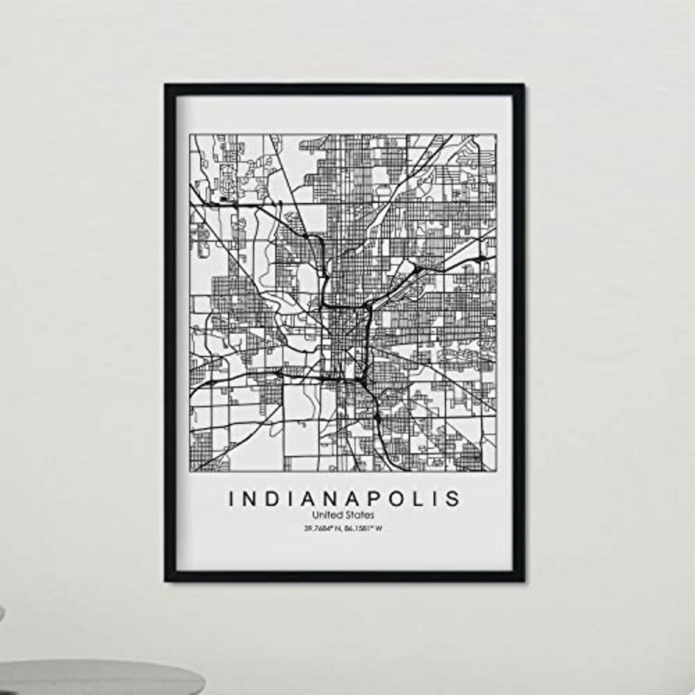 POSTER Indianapolis Us-Film A3 Rahmenlos - Klar, Papier (29.7/5/42cm) - Nacnic