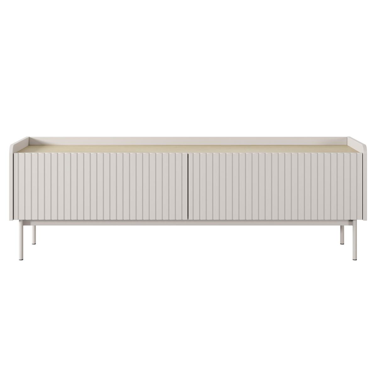 LOWBOARD LIVELLO 153/50,2/38 cm, Beige - Beige, Holzwerkstoff (153/50.2/38cm) - MASSENO