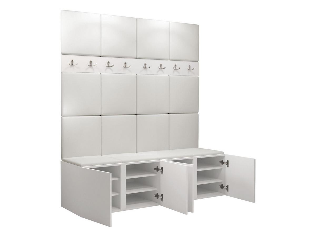GARDEROBEN-SET Orion V - Graphitfarben/Braun, Holzwerkstoff/Kunststoff (168/186/46cm) - MIRJAN24