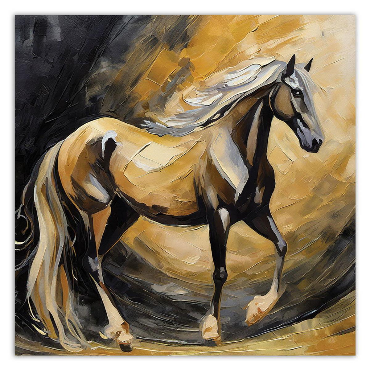 KUNSTDRUCK Gelb 30/30 cm - Gelb, Textil (30/30cm) - KUNSTLOFT