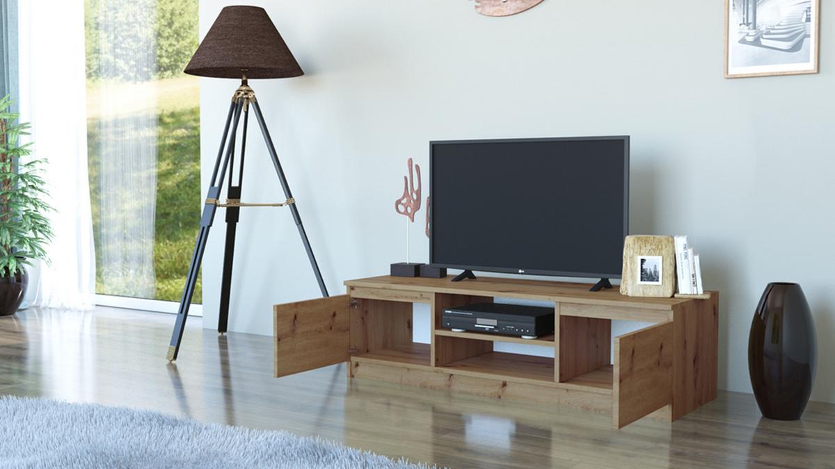 LOWBOARD Artisan 120/36/40 - Eiche Artisan, Holzwerkstoff (120/36/40cm) - RAUMHIRSCH FURNITURE
