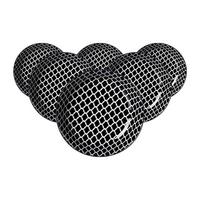 SUPPENTELLER Takeo Swing schwarz-weiß ø 20,5 cm 6er Set - Schwarz/Weiß, Keramik (20.5cm) - Ritzenhoff Breker