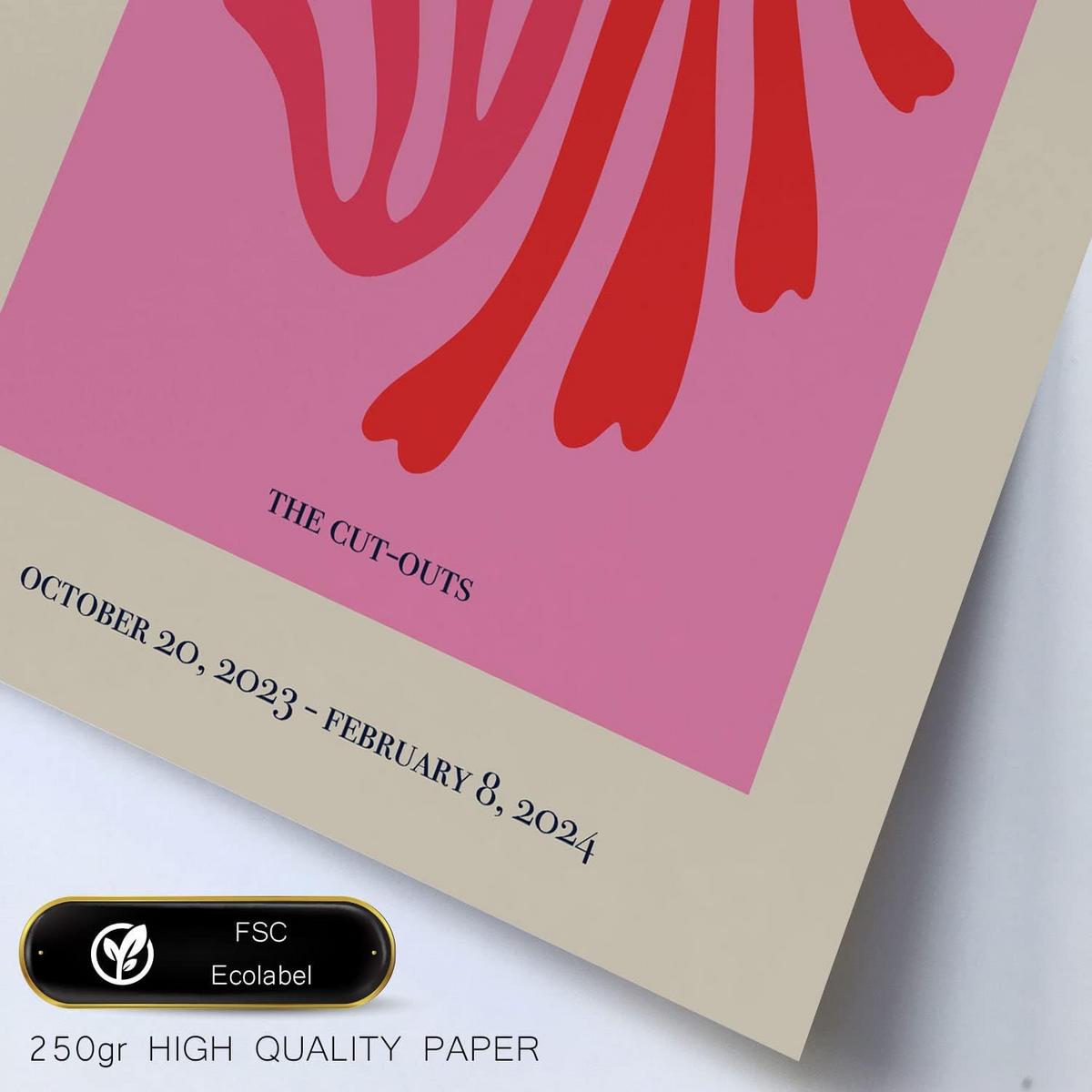 POSTER Set Mit 6 Matisse Sammlung Von Platten Mit Ästhetischer Collage Für Innendekoration A3 & A4 Rahmenlos - Klar, Papier (29/3cm) - Nacnic