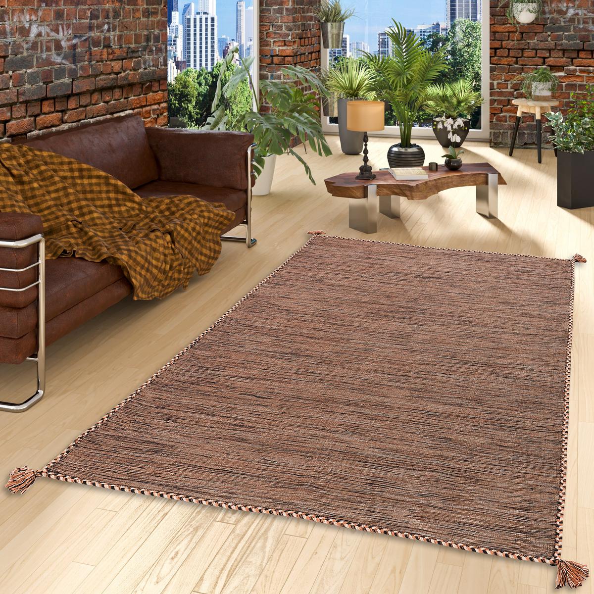 NATUR TEPPICH KELIM PRICO - Beige, Textil (200/300cm) - Pergamon