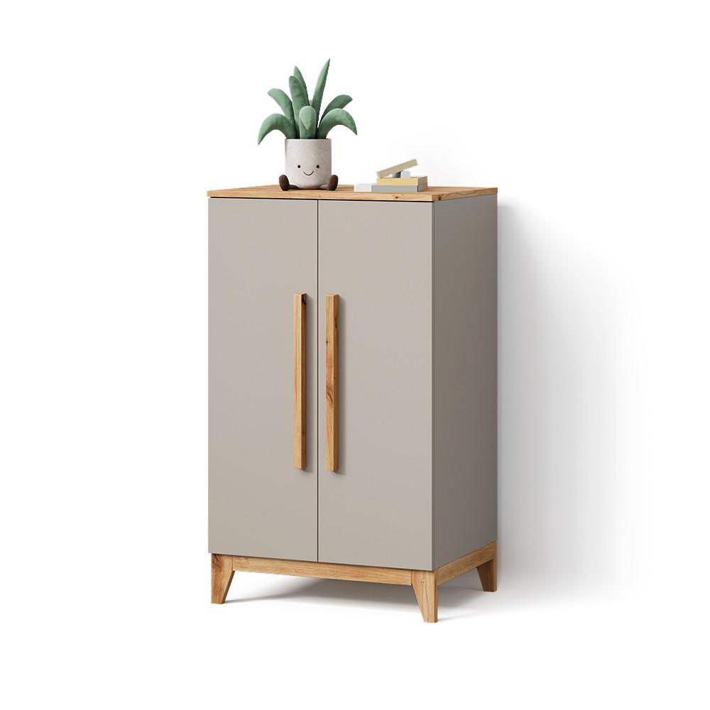 KINDERKLEIDERSCHRANK Mailo Cashmere/Artisan 70 x 120 cm - Kaschmir/Eiche Artisan, Holzwerkstoff (70/120/53.4cm) - Livinity®
