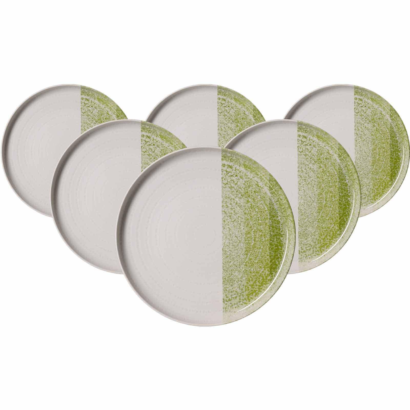 SPEISETELLER Trio Grün ø 25 cm 6er Set - Grün, Keramik (25cm) - Ritzenhoff Breker