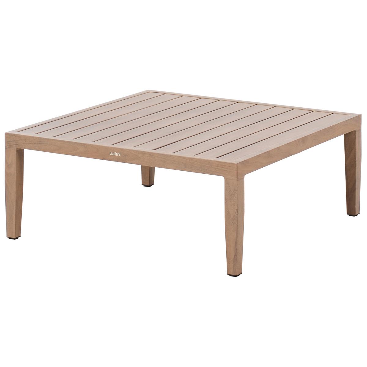 GARTENSOFA mit Tisch 2-Sitzer Metall Braun Sampieri - Beige/Braun, Metall (222/72/71cm) - Beliani