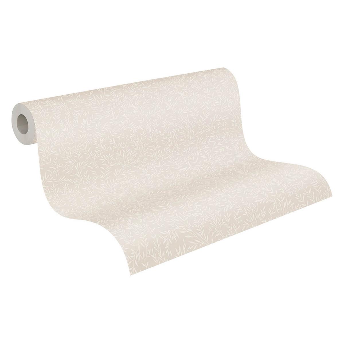 VLIESTAPETE Beige 53/1005 cm - Beige, Kunststoff/Textil (53/1cm) - KUNSTLOFT