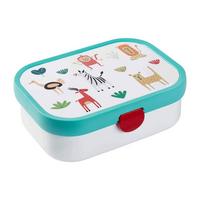 BROTDOSE Campus Animal Friends 700 ml - Türkis/Multicolor, Kunststoff (13.2/6.1/17.8cm) - Mepal