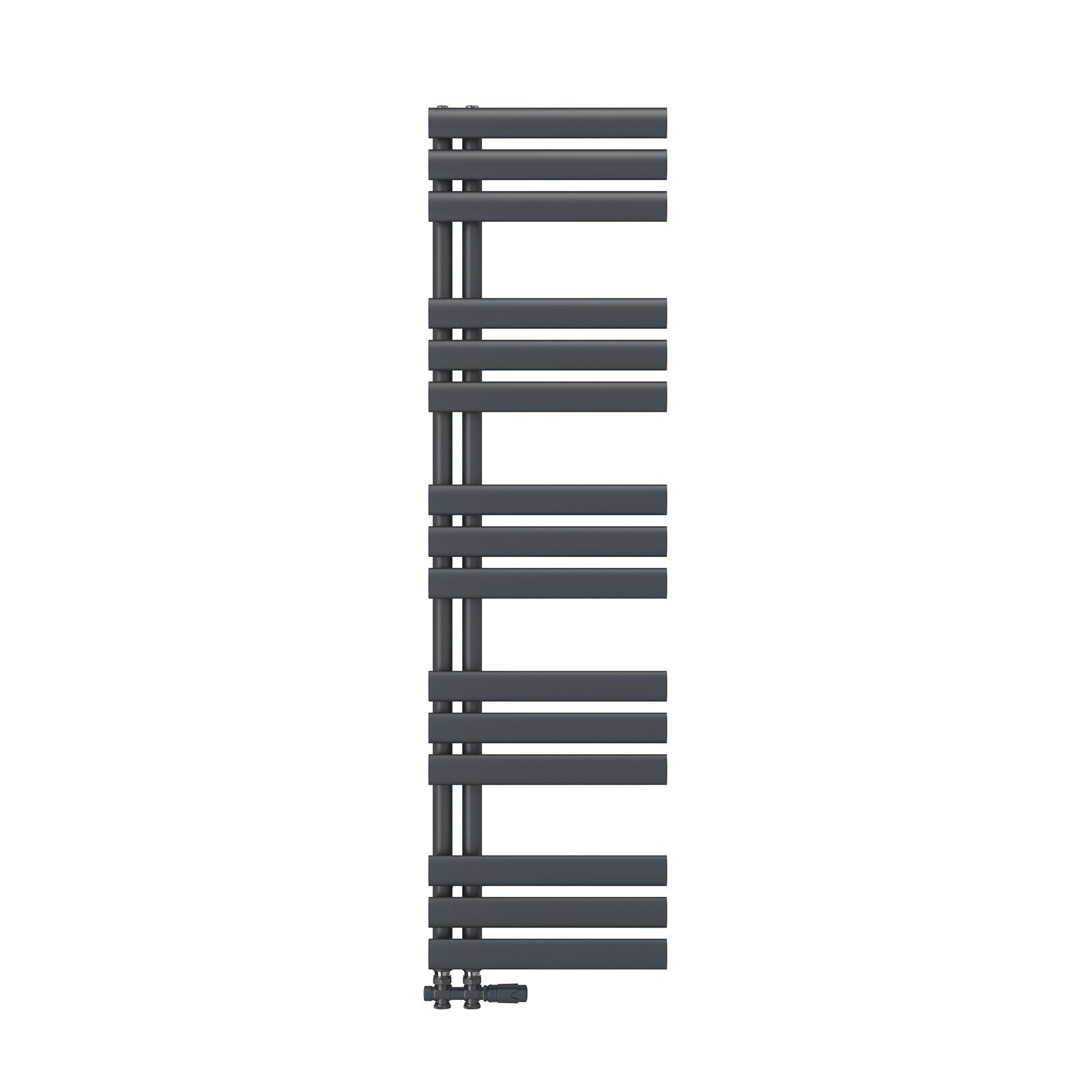HEIZKÖRPER wasserführend Anthrazit 143/40/6,6 cm - Anthrazit, Metall (40/143/5.6cm) - EMKE