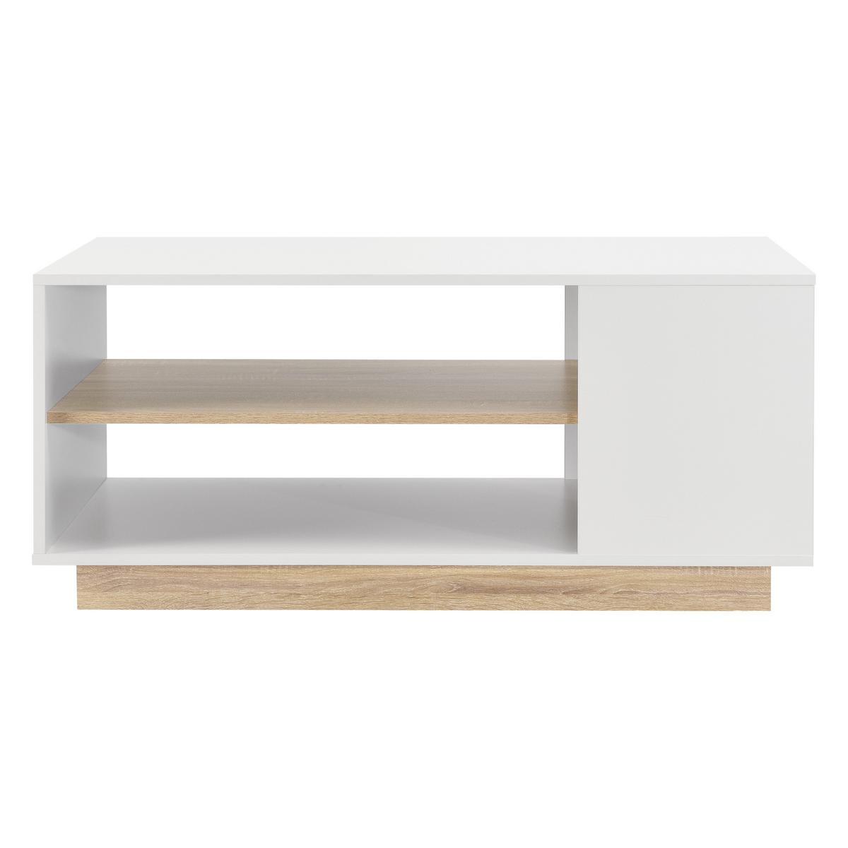 COUCHTISCH Trelleborg 100/60/46 - Eichefarben, Holzwerkstoff (60/100/46cm) - [en.casa]
