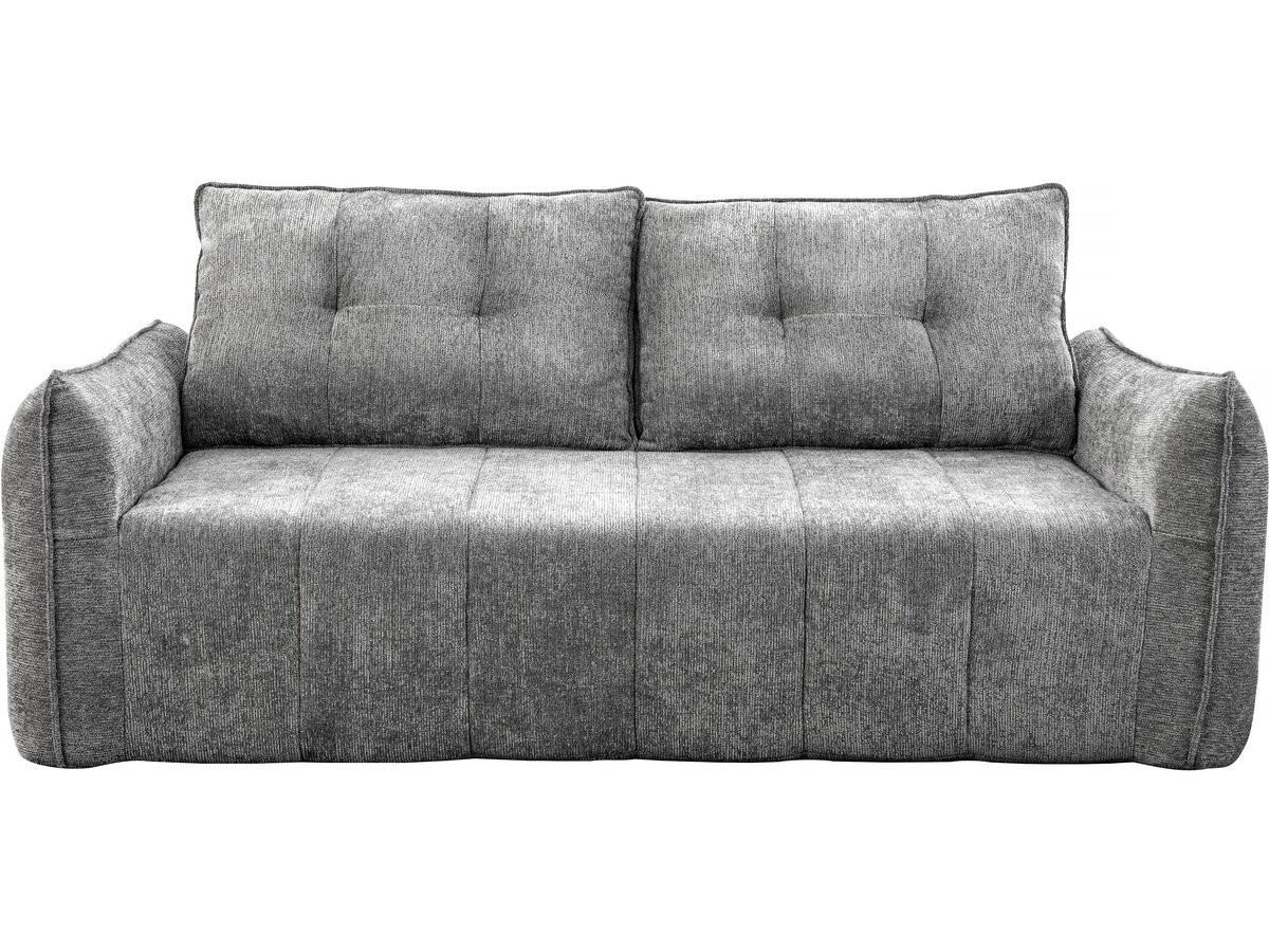 EINZELSOFA silvano Grau - Grau, Textil (95/75/185cm) - Habitat Garten