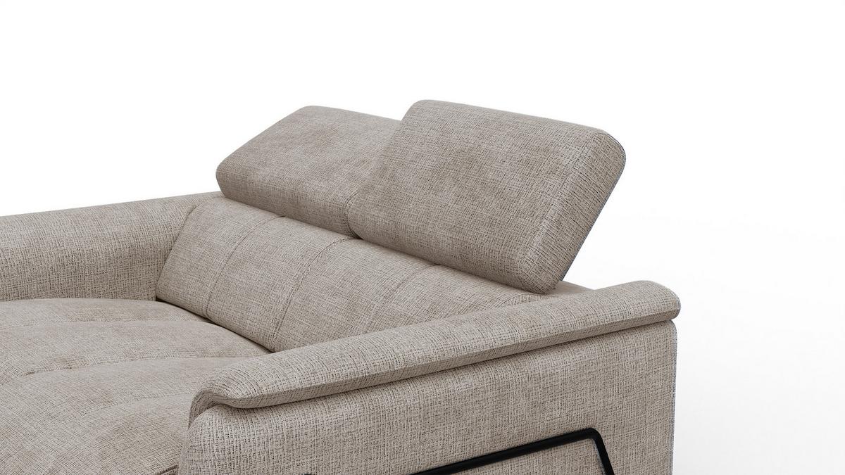 RELAXSOFA RODEN 2-Sitzer, beige - Beige, Holz/Textil (152/82/103cm) - Wozimo