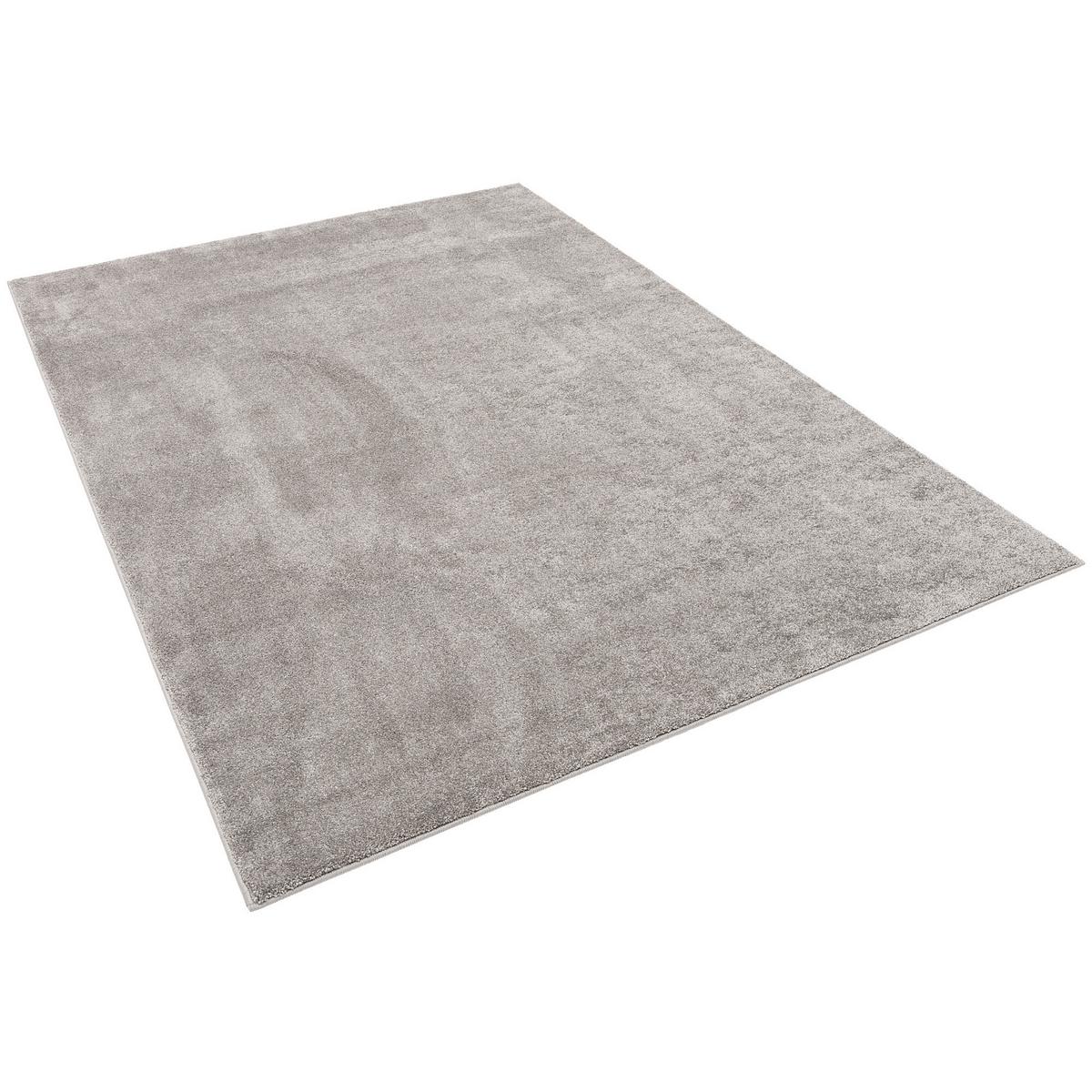 LUXUS SOFT-VELOURS TEPPICH VERONA - Anthrazit, Textil (80/150cm) - Pergamon