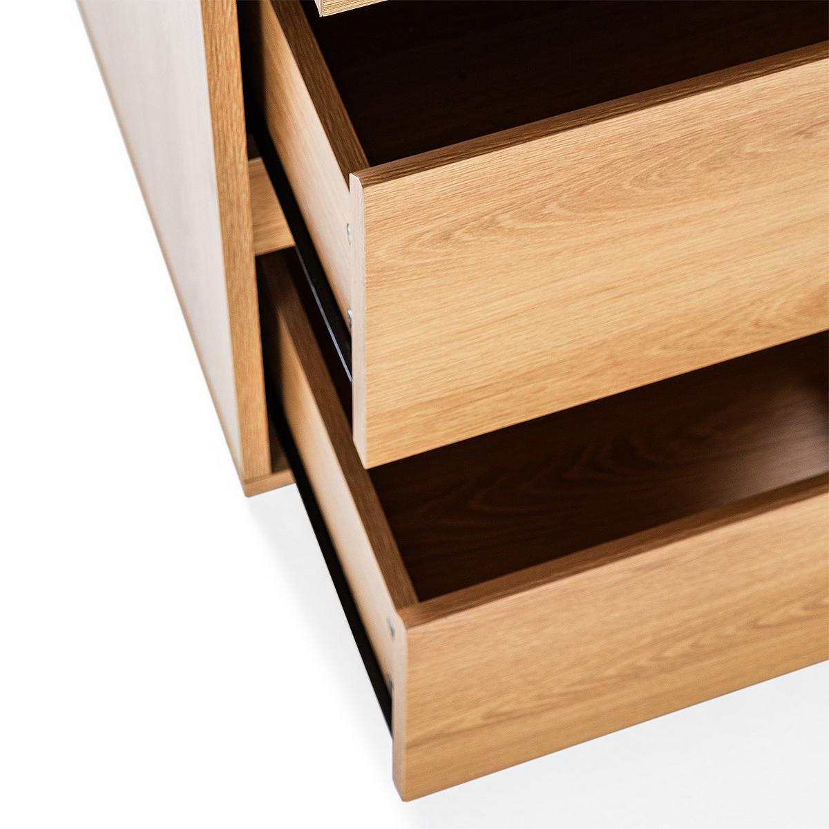 KOMMODE 40/105,2/40 Tori Eichenfarbe - Honigeiche, Holzwerkstoff (40/105.2/40cm) - VS Venta-stock