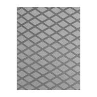 FLACHWEBETEPPICH Skandinavisch Hellanthrazit 120 x 160 cm - Grau, Kunststoff (120/160cm) - TT Home