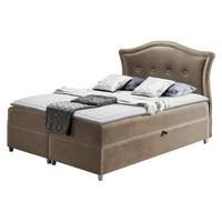 BOXBETT Bedran Lux - H3 - Braun, Holz (140/200cm) - MIRJAN24