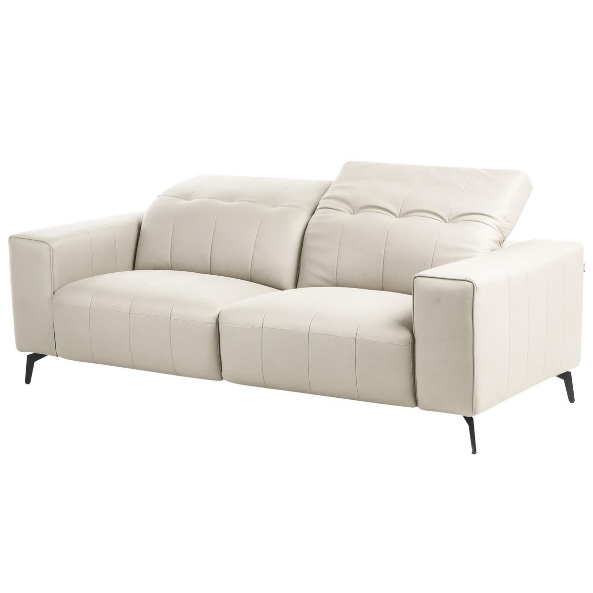 3-SITZER-SOFA Stoff Hellbeige Ommel - Beige, Textil (210/80/102cm) - Beliani