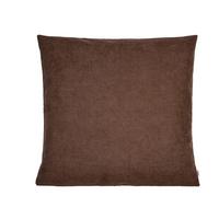 KISSENHÜLLE FarbTon Chenille-Haptik kaffee-braun 60/60 cm - Braun, Textil (60/60cm) - beties Heimtextil