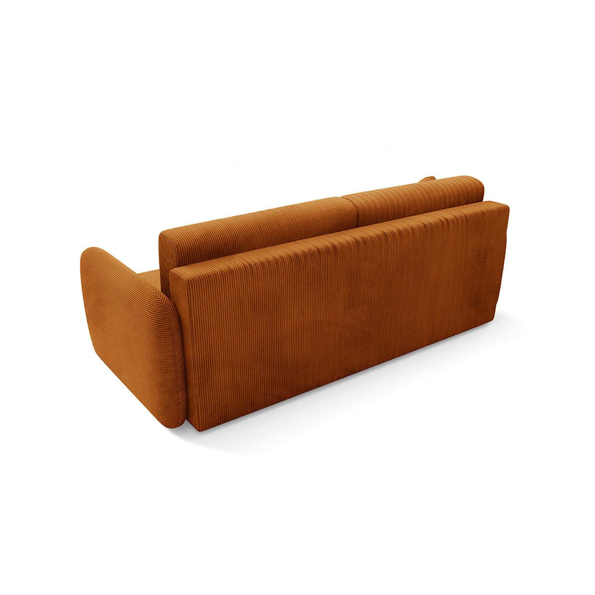 SOFA Dora 3 Sitzplätze Terracotta - Terracotta, Holz (233/92/110cm) - Petits-meubles
