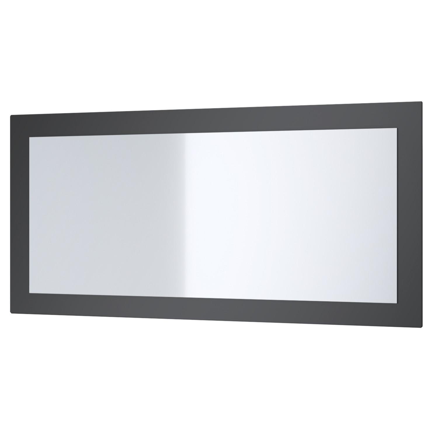 SPIEGEL Lima Schwarz matt - Schwarz, Holzwerkstoff (89/45/2cm) - Vladon