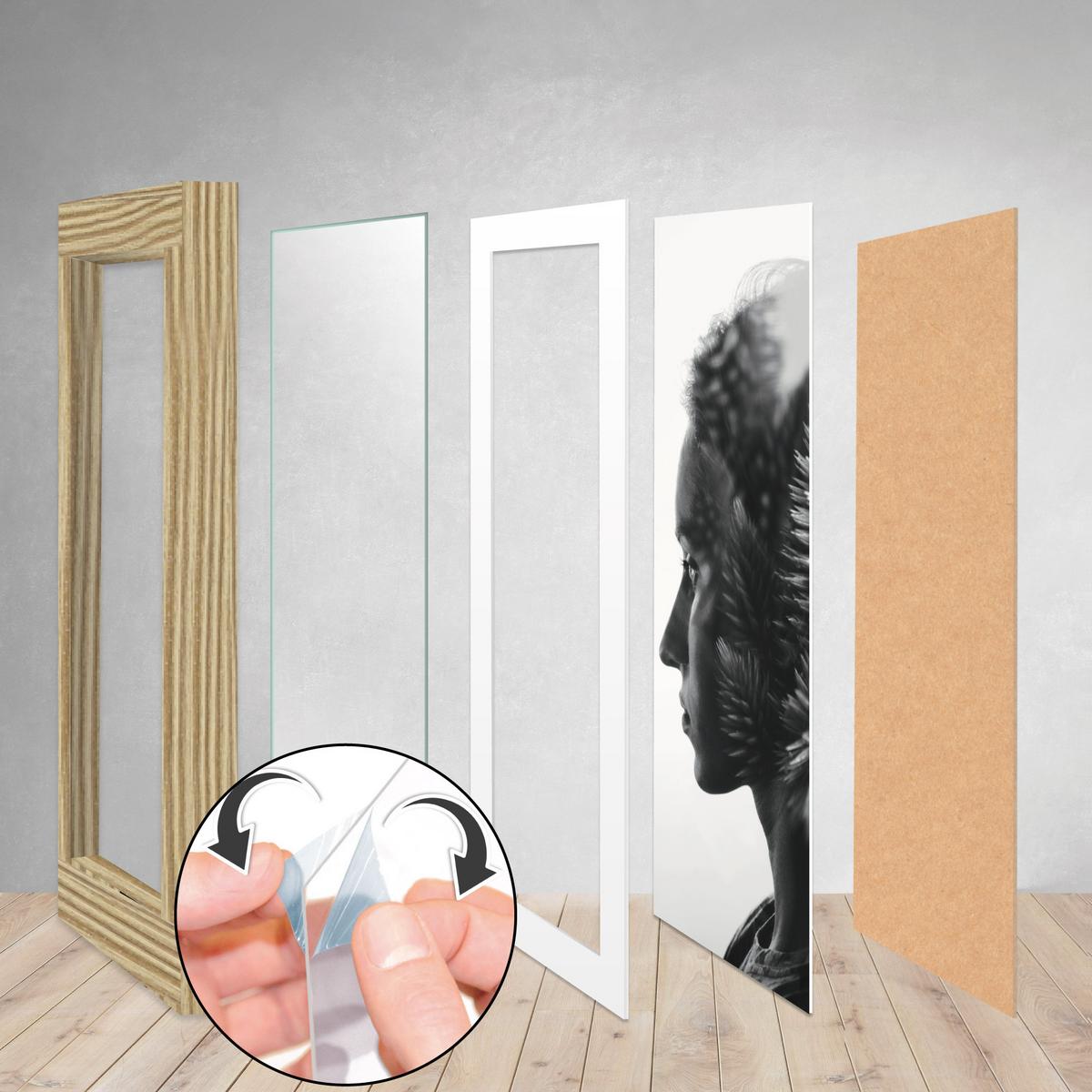BILDERRAHMEN Emotion MDF Eiche (30tlg) - Eichefarben, Holzwerkstoff (34/2cm) - BoMoe