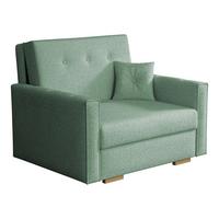 SCHLAFSOFA Viva Sonic I - Türkis/Schwarz, Holz/Textil (103/85/100cm) - MIRJAN24