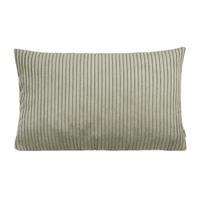KISSENHÜLLE HYggelig No.2 Block Cord-Samt taupe-grau 50/30 cm - Greige, Textil (30/50cm) - beties Heimtextil