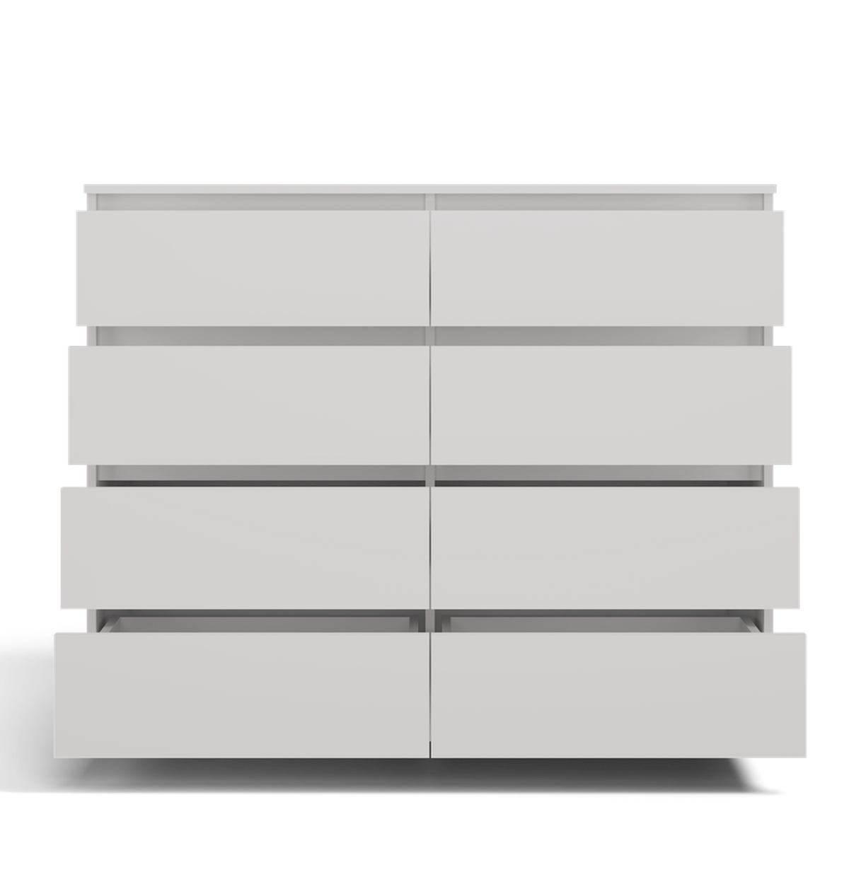 KOMMODE Weiß 120/97/40 - Weiß, Holzwerkstoff (120/97/40cm) - RAUMHIRSCH FURNITURE