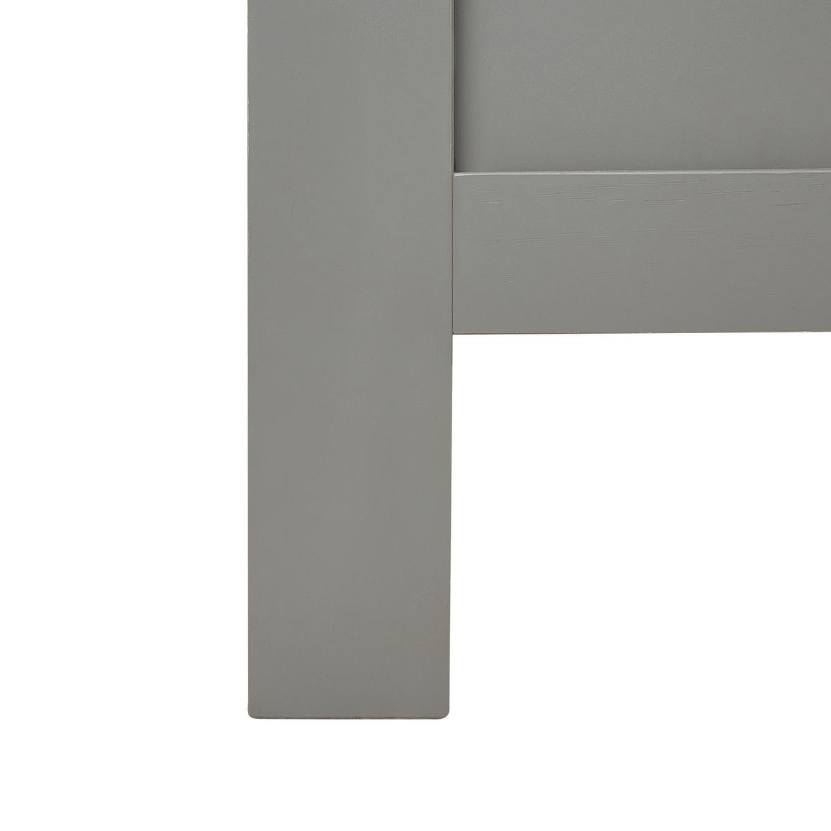 HOLZBETT 140/200cm Grau Mayenne - Grau, Holz (140/200cm) - Beliani