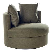 SESSEL Dunkelgrün Dalby - Grün, Textil (82/61/82cm) - Beliani