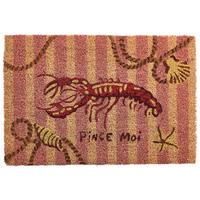 FUSSMATTE Bunt 40/60 cm Kokosfasern Surigao - Multicolor, Textil (40/60cm) - Beliani